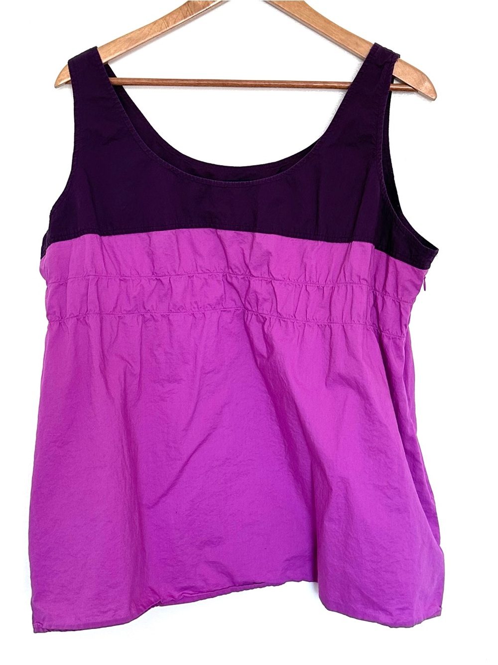 Gap Shirt Women’s XXL Cotton Sleeveless Pullover Lightweight Zipper Top